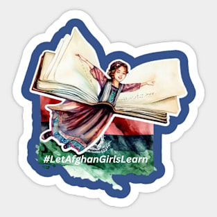 Solidarity with Afghan Girls Sticker